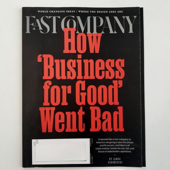 Fast Company Magazine Summer 2025 How Business for Good Went Bad - Picture 1 of 2